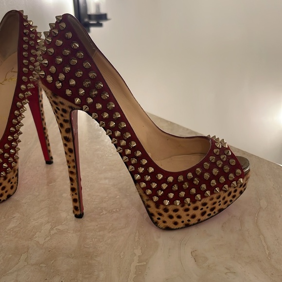Christian Louboutin Platform Sandals Size 37. - Picture 6 of 15